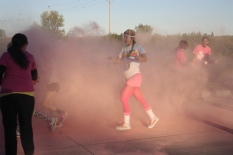 Pink runner - Color Run